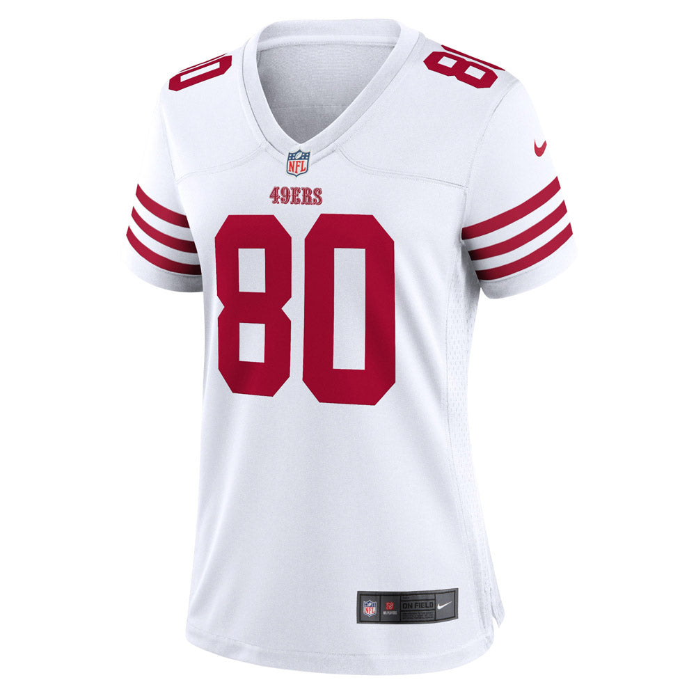 Women's San Francisco 49ers Jerry Rice Retired Player Game Jersey White